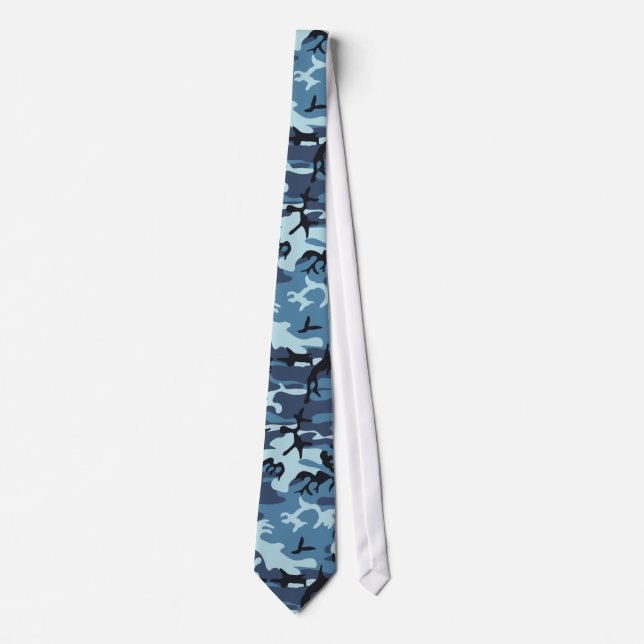 Corbata Camuflaje azul (Anverso)