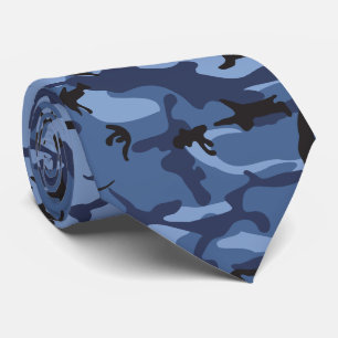 Corbata Camuflaje azul de la marina, ejército, ejército