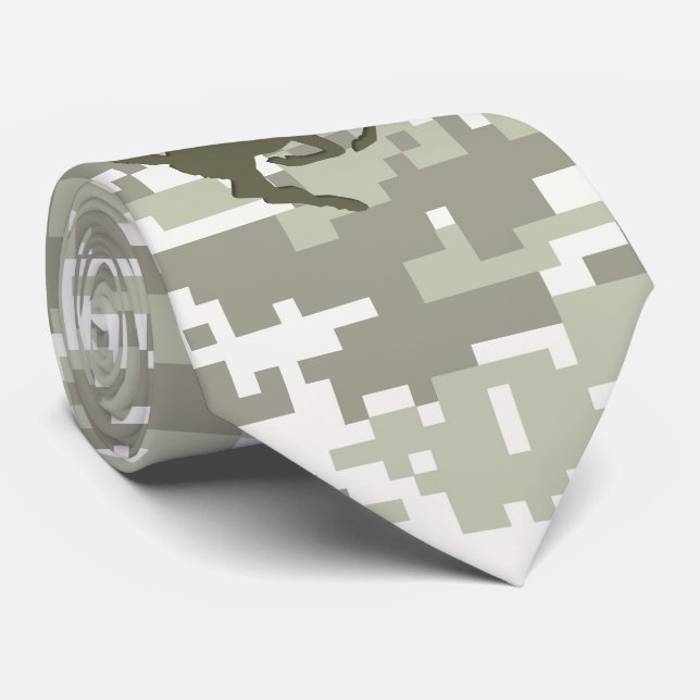 Corbata Camuflaje Digital Tormenta Ligera Camuflaje Ciervo (Enrollado)