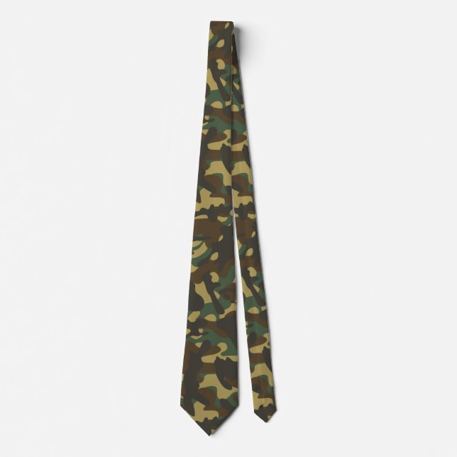 Corbata Camuflaje forestal (Anverso)