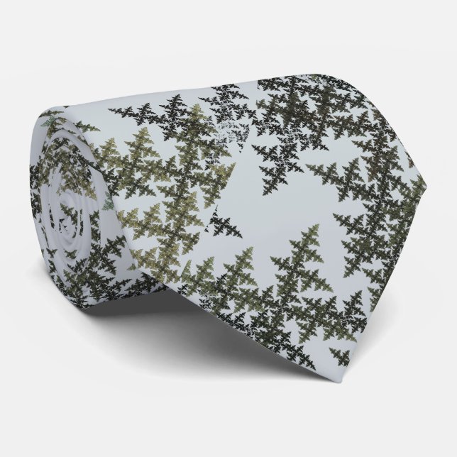 Corbata Camuflaje fractal - Invierno (Enrollado)