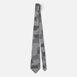 Corbata Camuflaje gris militar