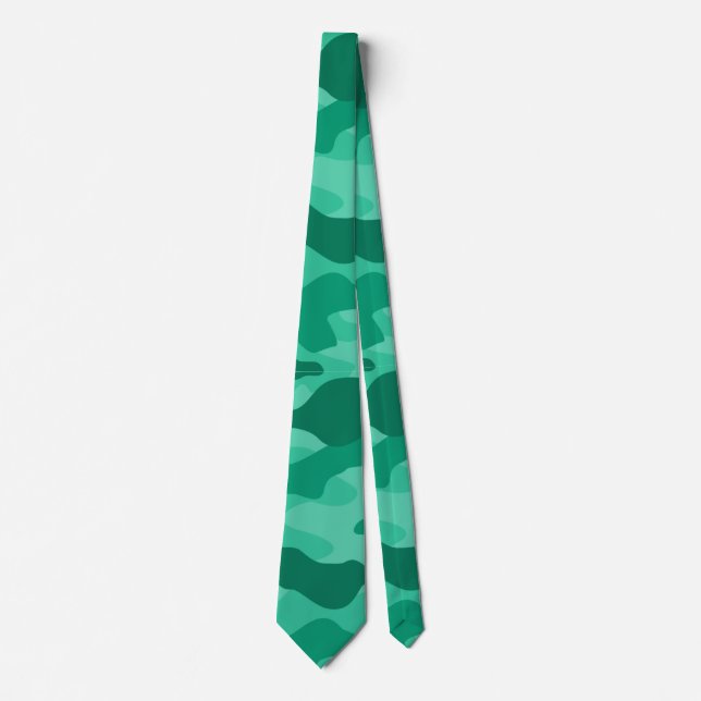 Corbata Camuflaje Monocolor Mountain Meadow (Anverso)