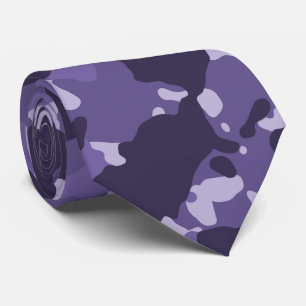 Corbata Camuflaje Morado Camuflaje