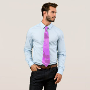 Corbata Camuflaje morado claro
