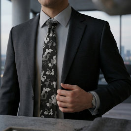 Corbata Camuflaje Pixel Sigilo