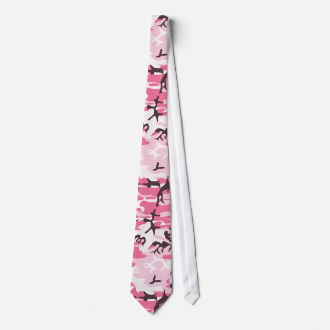 Corbata Camuflaje rosa (Anverso)