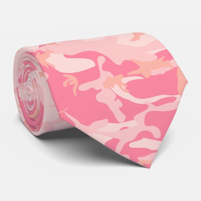 Corbata Camuflaje rosa, ejército, ejército (Enrollado)
