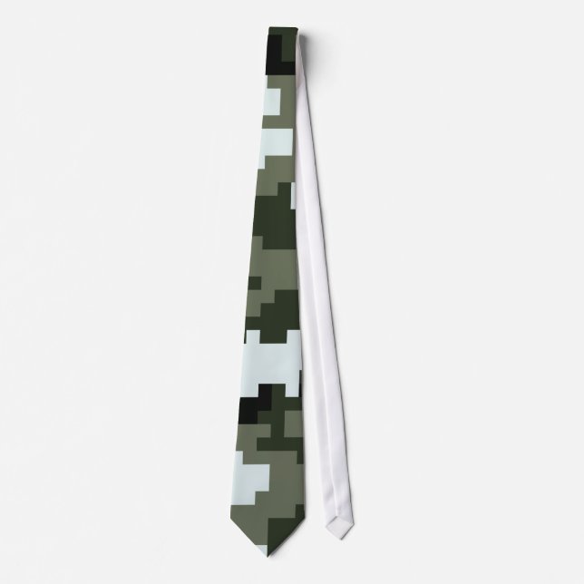 Corbata Camuflaje urbano/Camo de 8 del pedazo Digitaces (Anverso)