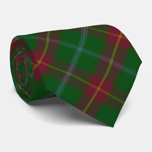 Corbata Canada - Manitoba Tartan (Enrollado)
