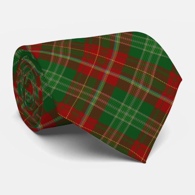 Corbata Canada - New Brunswick Tartan (Enrollado)