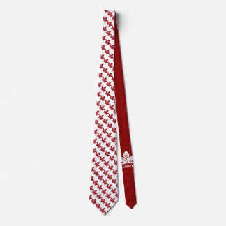Corbata Canadá Souvenir Tie Guay Canada Maple Leaf Necktie