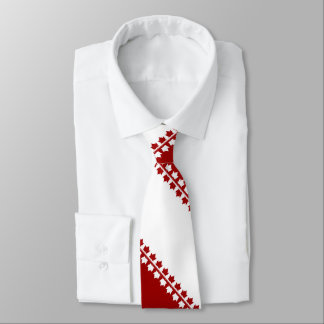Corbata Canadá Souvenir Tie Red Maple Leaf Canada Neckies