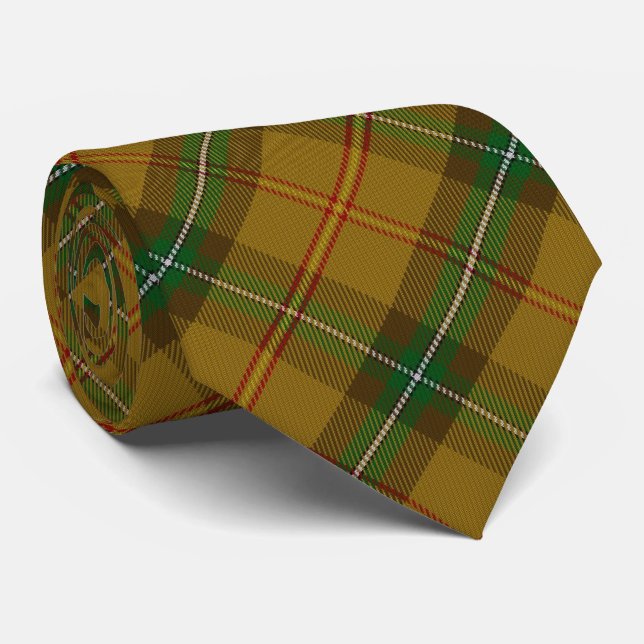 Corbata Canadá - Tartán de Saskatchewan (Enrollado)