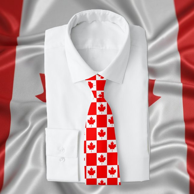 Corbata canadiense del fiesta del día de Canadá (Canadian neck tie)