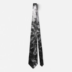 Corbata Canales de escala de grises de los adornos de vaca