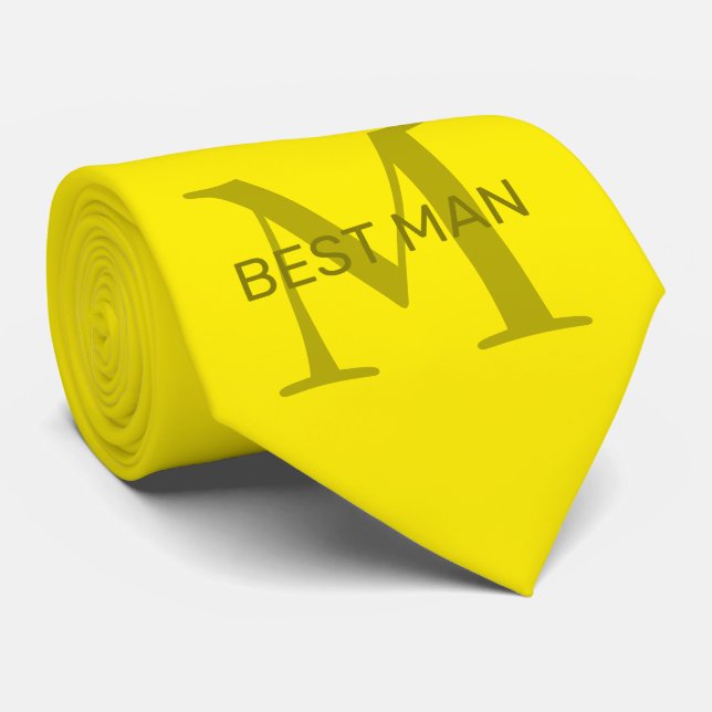 Corbata Canary Yellow Necu Tie (Enrollado)