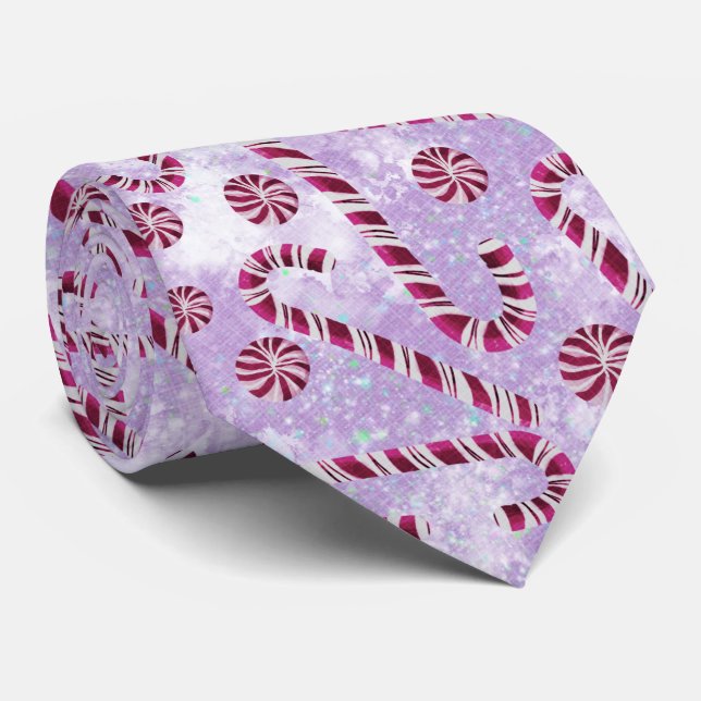 Corbata Candy Cane Berry   (Enrollado)