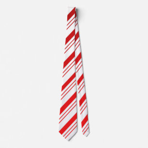 Corbata Candy Cane Stripes Navidades Tie
