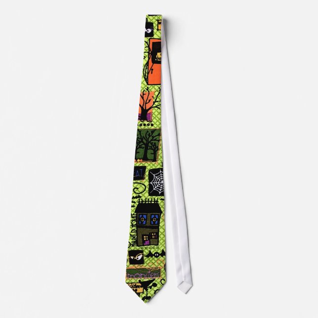 Corbata Candy Dreams ~ Necktie Halloween Tie (Anverso)