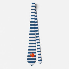 Corbata Cangrejo rojo náutico de la marina de guerra