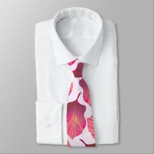 Corbata Canna Tropicanna sale de rosa