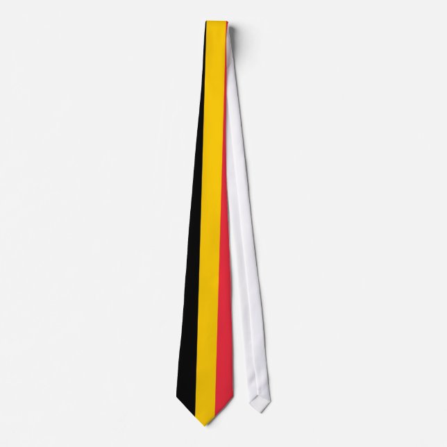 Corbata Canto con bandera de Bélgica (Anverso)
