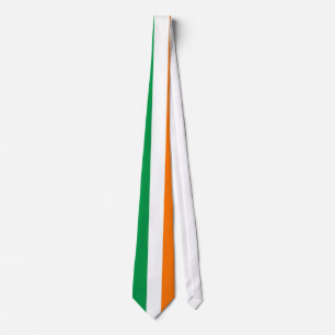 Corbata Canto con bandera de Irlanda