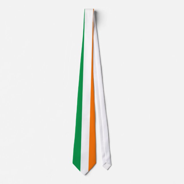 Corbata Canto con bandera de Irlanda (Anverso)