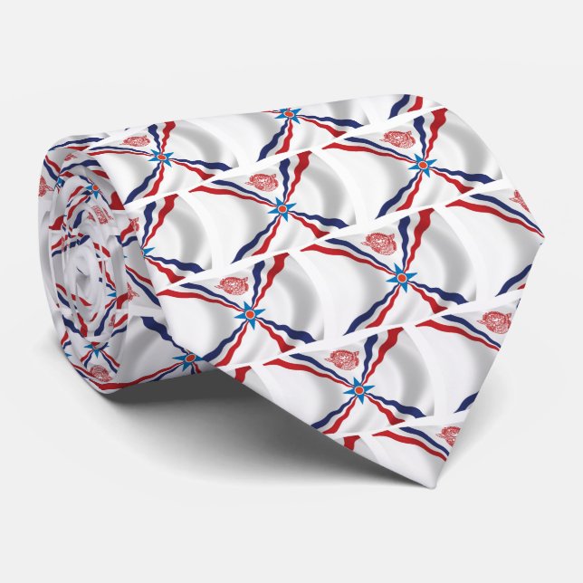 Corbata Canto de bandera asiria (Enrollado)