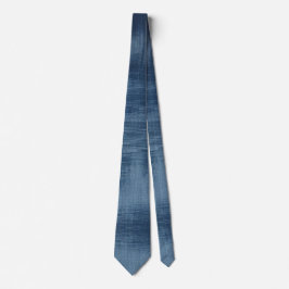 Corbata Canto de cuello azul denim oscuro