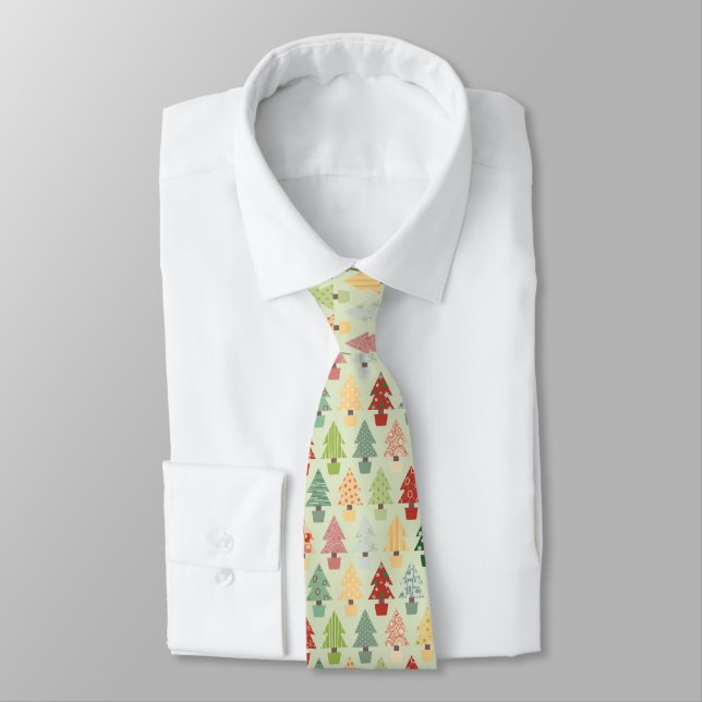 Corbata Canto de cuello de árbol de navidad (Atado)