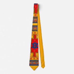 Corbata Canto de cuello de arte folclórico armenio
