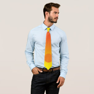 Corbata Canto de cuello de atardecer