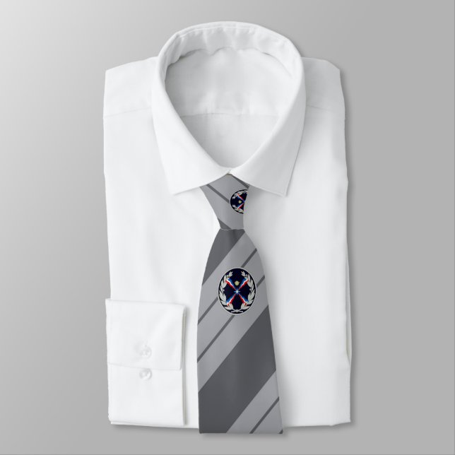 Corbata Canto de cuello de bandera asiria (Atado)
