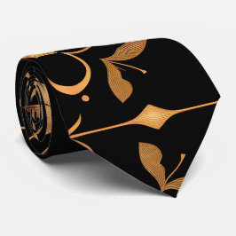 Corbata Canto de cuello de boho negro elegante premium