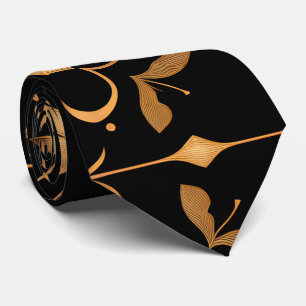 Corbata Canto de cuello de boho negro elegante premium