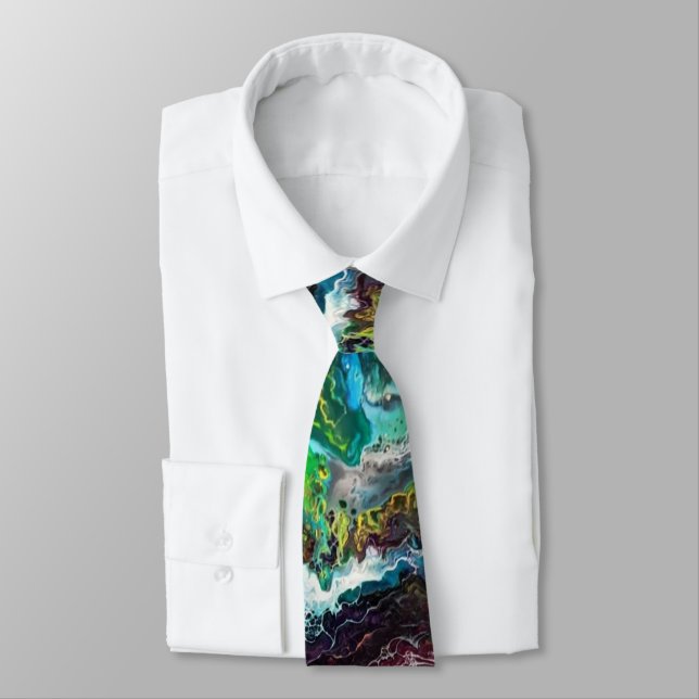 Corbata Canto de cuello de "buceo" (Atado)