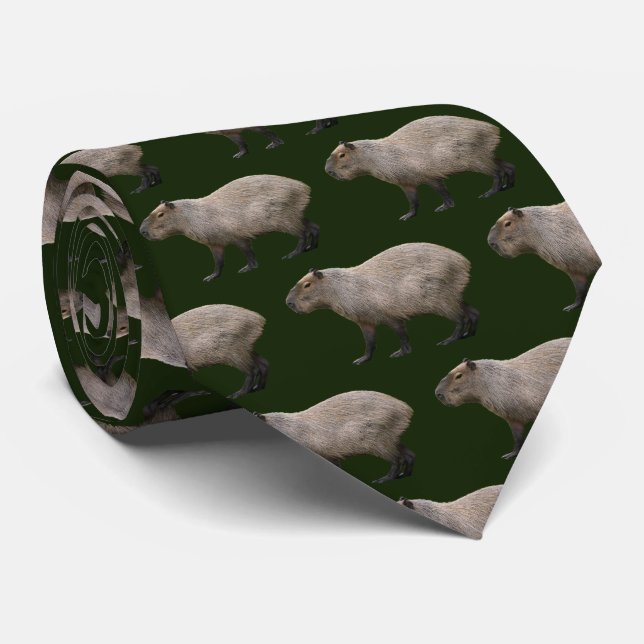 Corbata Canto de cuello de capibara (Enrollado)
