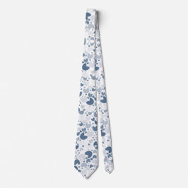 Corbata Canto de cuello de corazón azul