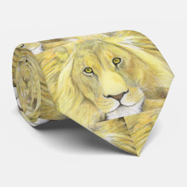 Corbata Canto de cuello de león africano