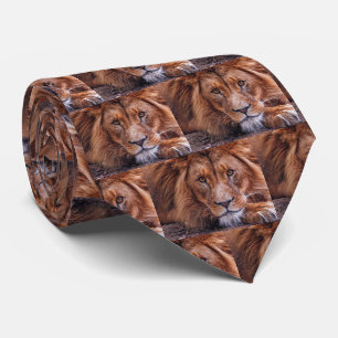 Corbata Canto de cuello de león africano