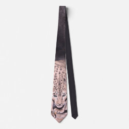 Corbata Canto de cuello de leopardo masculino