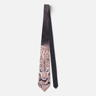 Corbata Canto de cuello de leopardo masculino
