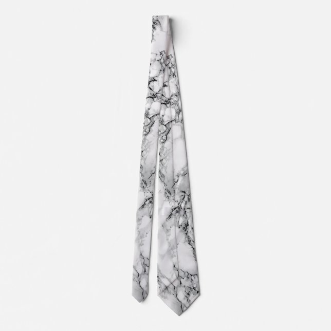 Corbata Canto de cuello de mármol blanco (Reverso)