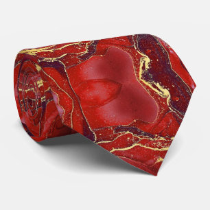 Corbata Canto de cuello de mármol rojo