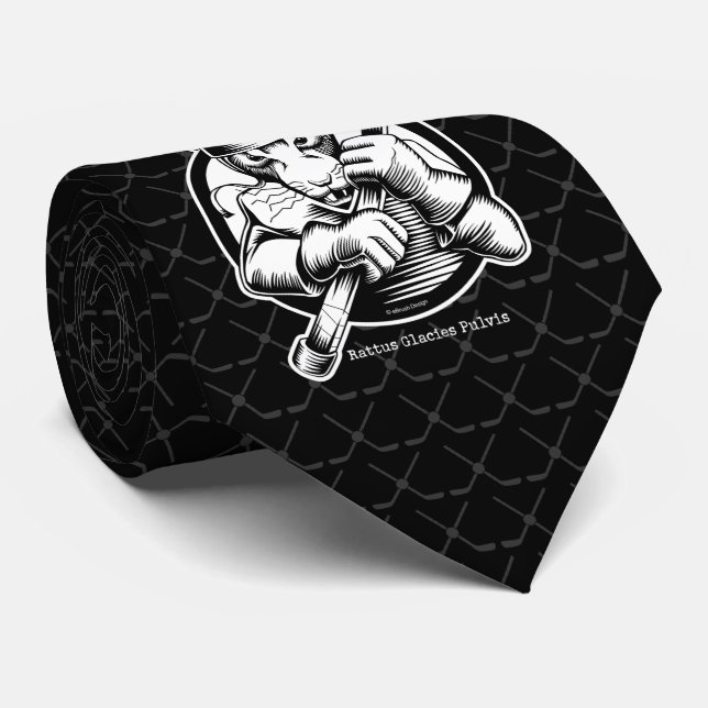 Corbata Canto de cuello de rata de hockey (Enrollado)