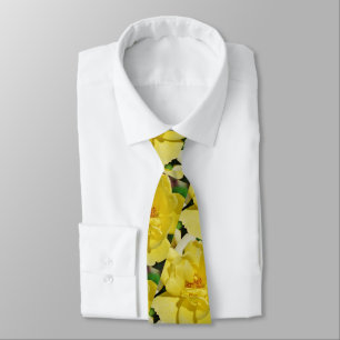 Corbata Canto de cuello de rosa amarillo