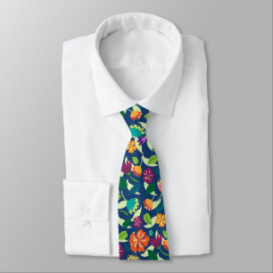 Corbata Canto de cuello floral