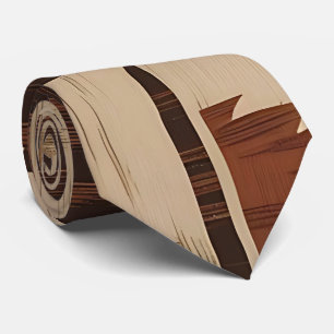 Corbata Canto de cuello geométrico de inspiración tribal